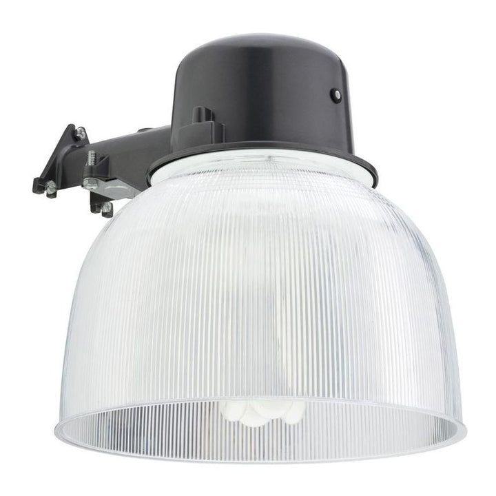 65-Watt CFL Wall-Mount Outdoor Gray Fluorescent Area Light