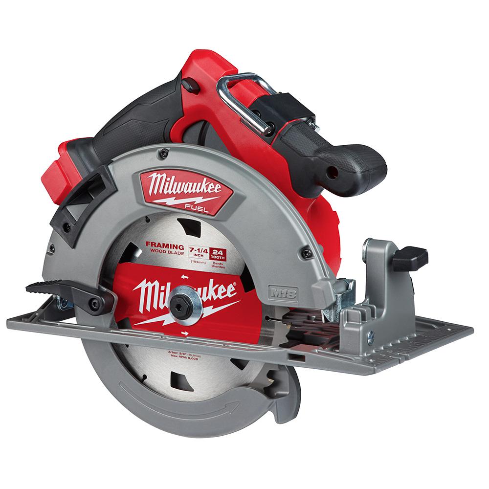 M18 FUEL 18-Volt Lithium-Ion Brushless 10 in. Cordless Dual Bevel Sliding Compound Miter Saw with 7-1/4 in. Circular Saw - Super Arbor