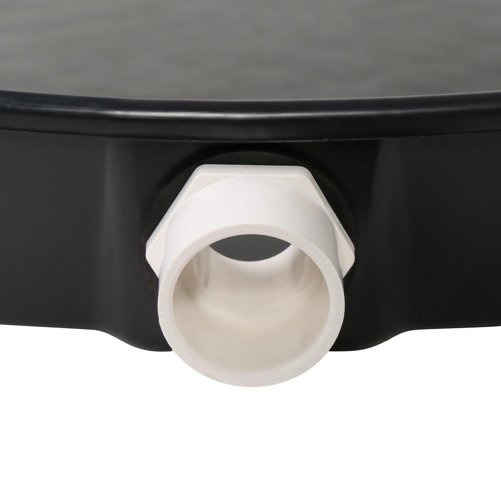 32 in. I.D. Plastic Water Heater Drain Pan - Super Arbor