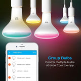 Geeni PRISMA Drop 65W Equivalent Multi-Color BR30 Smart LED Light Bulb