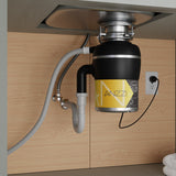 ANZZI Medusa Series 1/2 HP Continuous Feed Garbage Disposal