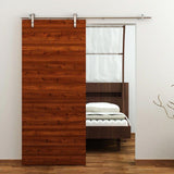 72 in. Stainless Steel Sliding Barn Door Track and Hardware Kit - Super Arbor