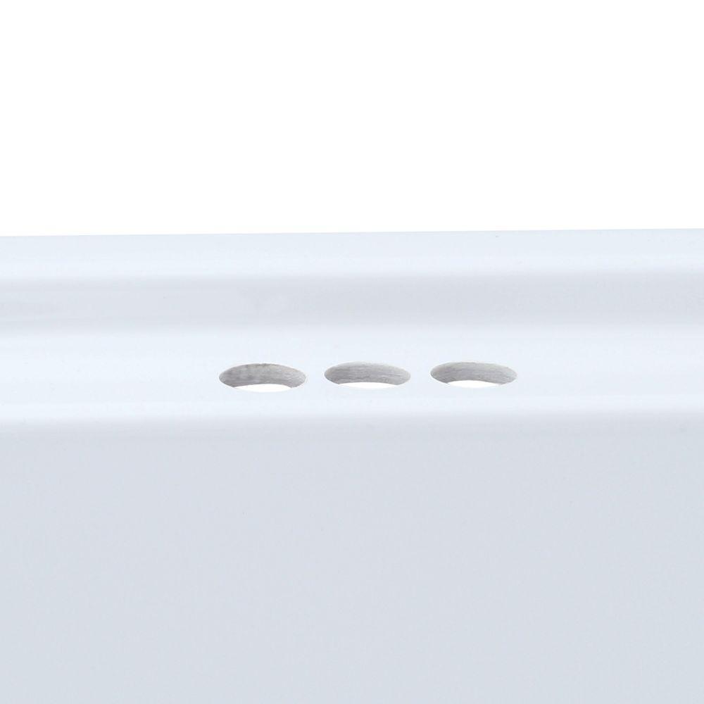Evolution 72 in. x 36 in. Acrylic Reversible Drain Bathtub in White - Super Arbor