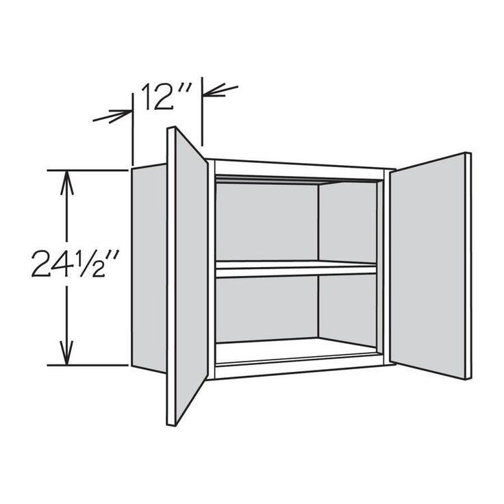 allen + roth Aveley 30-in W x 24.5-in H x 12-in D Linen Maple Door Wall Semi-Custom Cabinet