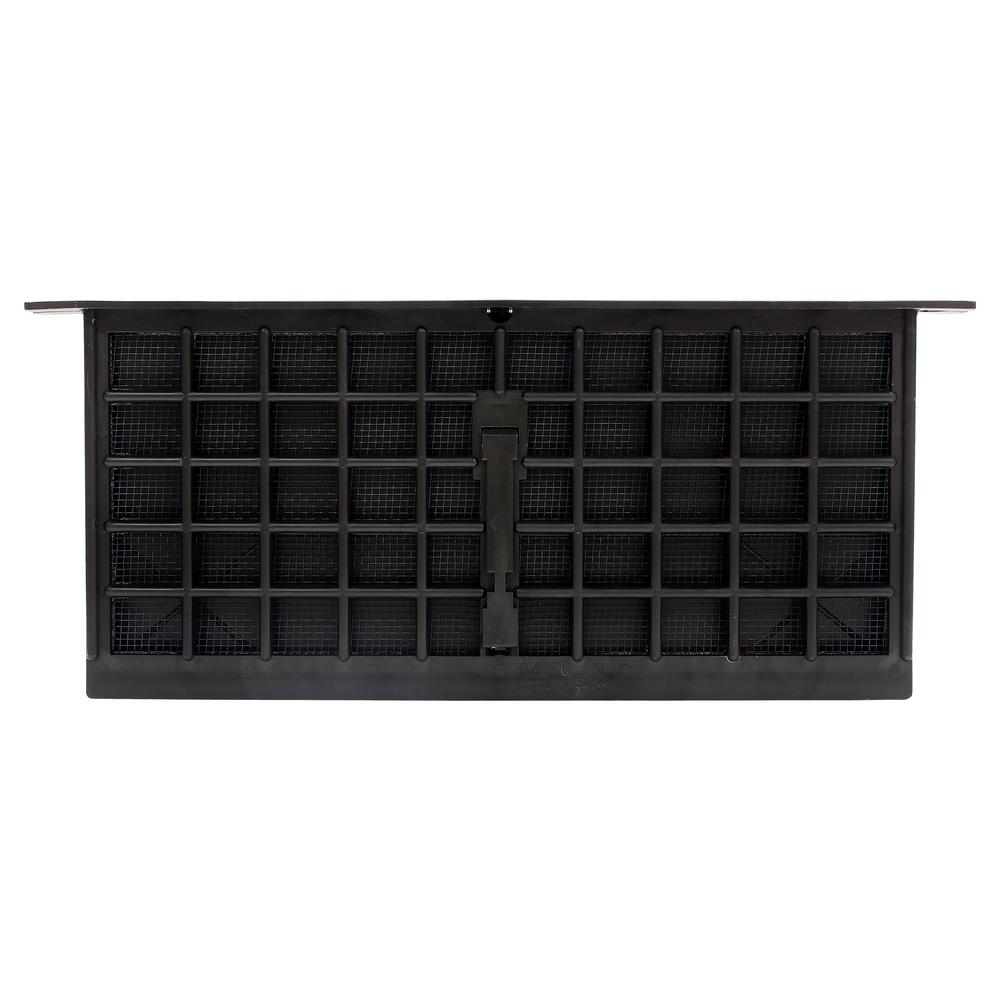 16 in. x 8 in. Damper in Black (Carton of 12) - Super Arbor