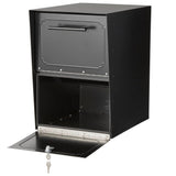 Oasis Black Post-Mount or Column-Mount Locking Drop Box - Super Arbor