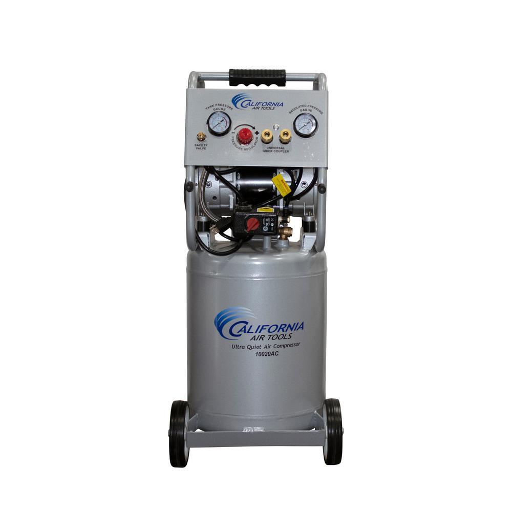 10 Gal. 2.0 HP Ultra Quiet and Oil-Free Aluminum Rust-Free Air Tank Electric Air Compressor - Super Arbor