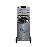 10 Gal. 2.0 HP Ultra Quiet and Oil-Free Aluminum Rust-Free Air Tank Electric Air Compressor - Super Arbor