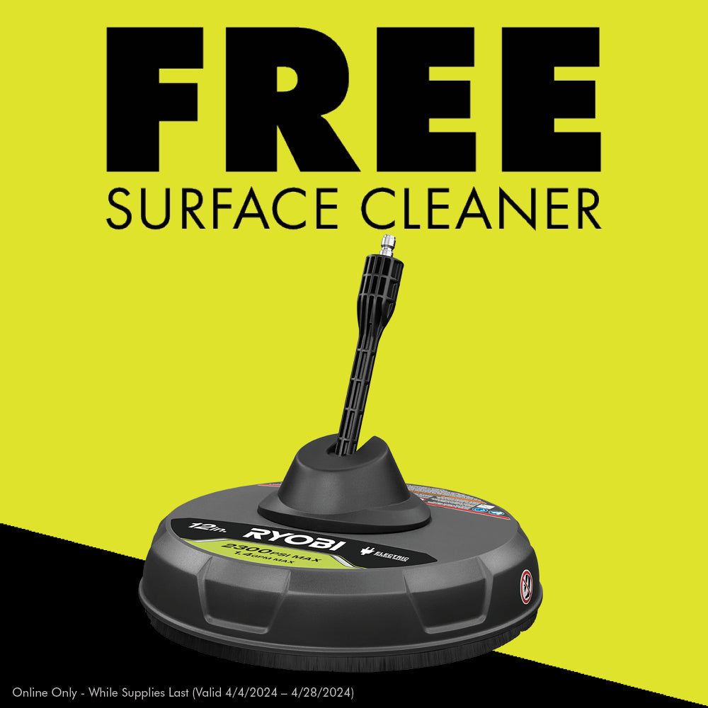 RYOBI 2,000 PSI 1.2 GPM Cold Water Electric Pressure Washer with 12 in. Surface Cleaner