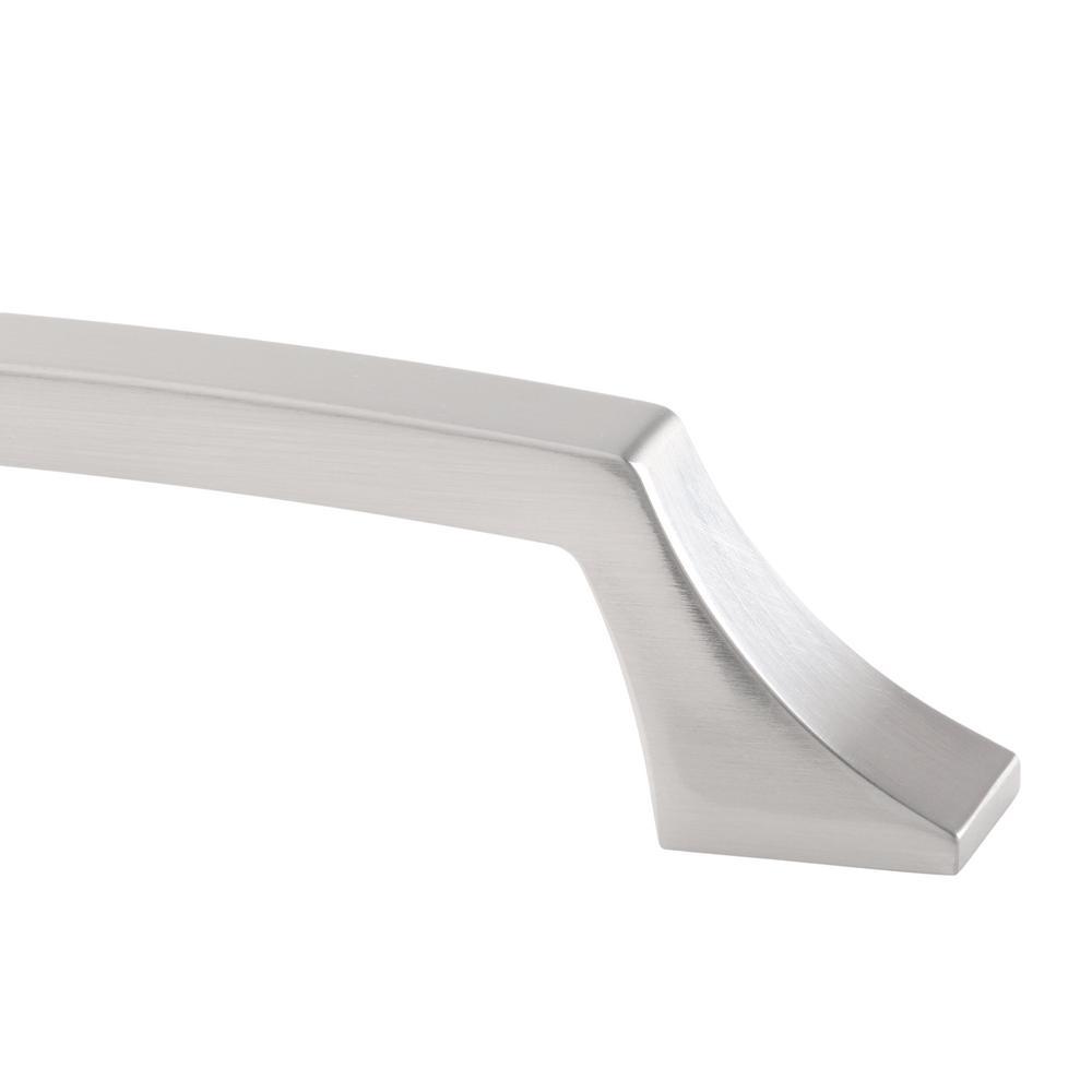5-1/16 in. (128 mm) Center-to-Center Brushed Nickel Transitional Drawer Pull - Super Arbor