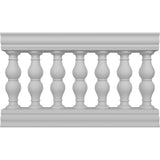 Ekena Millwork Fiberthane Avalon Balustrade 48 in. L x 32 in. H Fiberglass Railing Kit