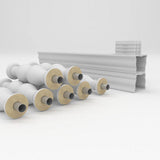 Ekena Millwork Fiberthane Avalon Balustrade 48 in. L x 32 in. H Fiberglass Railing Kit