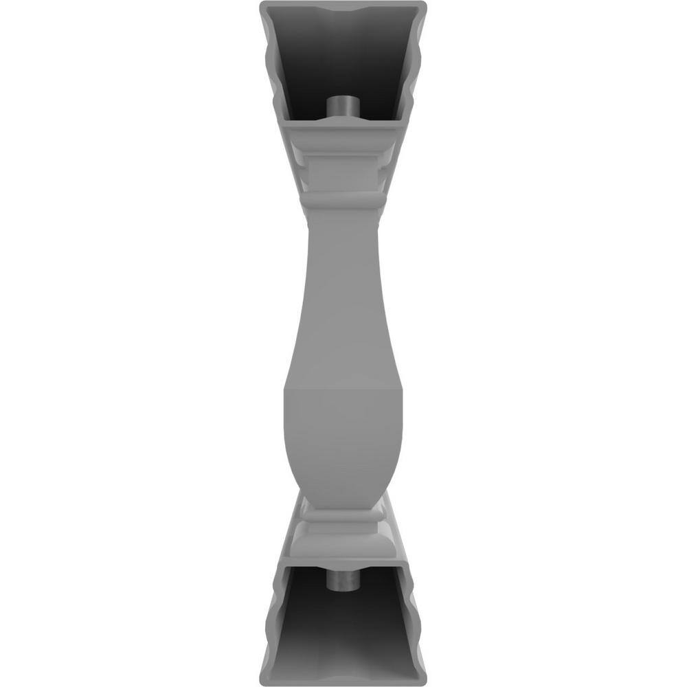 Ekena Millwork Fiberthane Arcadian Balustrade 60 in. L x 32 in. H Fiberglass Railing Kit