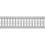 Ekena Millwork Fiberthane Avalon Balustrade 108 in. L x 32 in. H Fiberglass Railing Kit