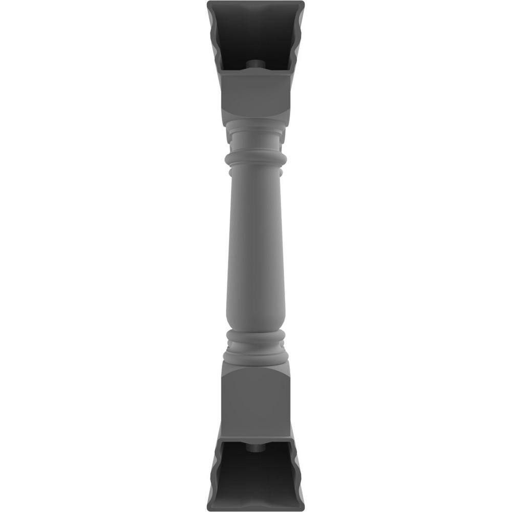 Ekena Millwork Fiberthane Wellington Balustrade 192 in. L x 40 in. H Fiberglass Railing Kit