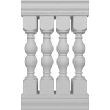 Ekena Millwork Fiberthane Avalon Balustrade 24 in. L x 42 in. H Fiberglass Railing Kit