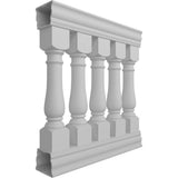Ekena Millwork Fiberthane Oxford Balustrade 36 in. L x 42 in. H Fiberglass Railing Kit