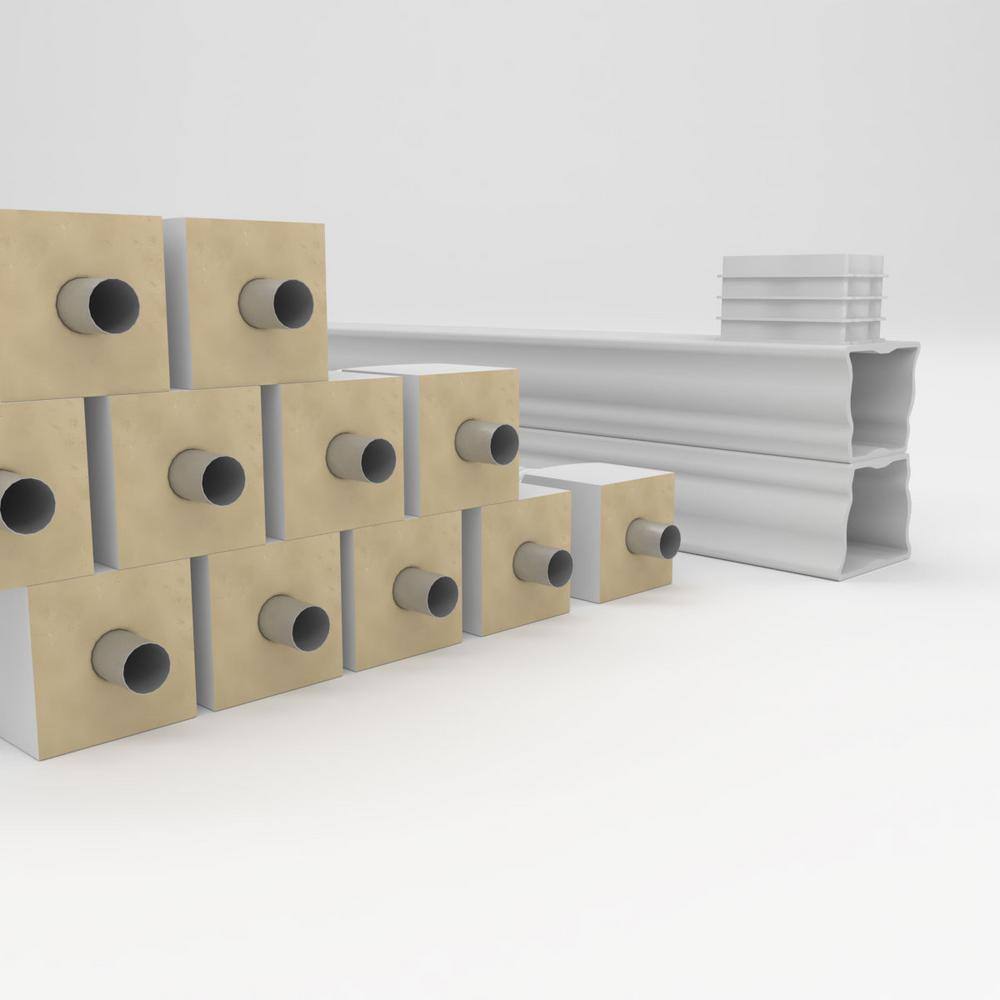 Ekena Millwork Fiberthane Embassy Balustrade 72 in. L x 42 in. H Fiberglass Railing Kit