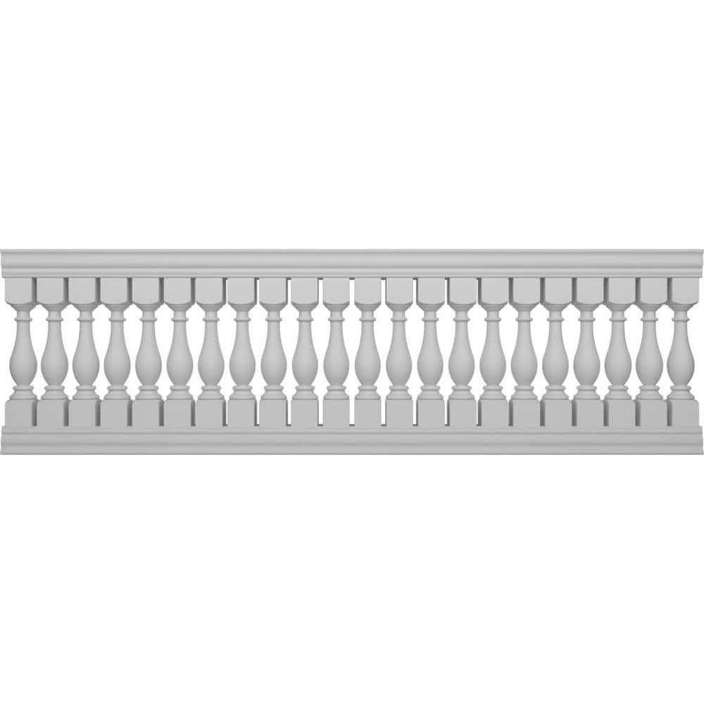Ekena Millwork Fiberthane Legacy Balustrade 132 in. L x 42 in. H Fiberglass Railing Kit