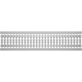Ekena Millwork Fiberthane Avalon Balustrade 192 in. L x 42 in. H Fiberglass Railing Kit