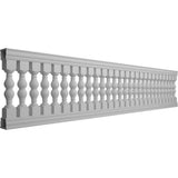 Ekena Millwork Fiberthane Avalon Balustrade 192 in. L x 42 in. H Fiberglass Railing Kit