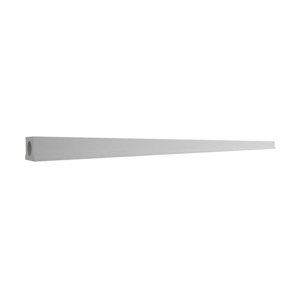 Ekena Millwork Endurathane 500 Series 3.125 in. H x 144 in. W White Resin Stair Railing Kit