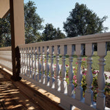 Ekena Millwork Endurathane 500 Series 3.125 in. H x 144 in. W White Resin Stair Railing Kit