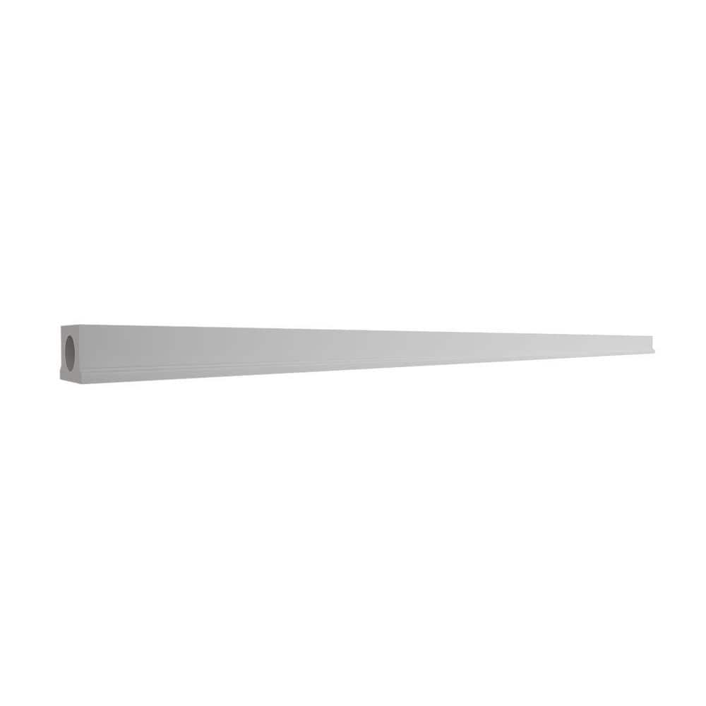 Ekena Millwork Endurathane 500 Series 3.125 in. H x 96 in. W White Resin Stair Railing Kit
