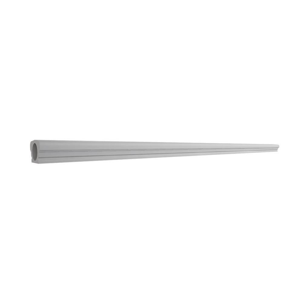 Ekena Millwork Endurathane 500 Series 3.125 in. H x 96 in. W White Resin Stair Railing Kit