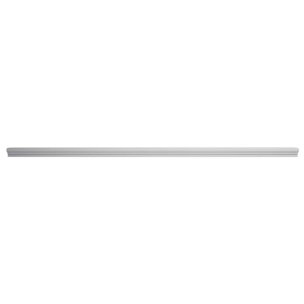 Ekena Millwork Endurathane 500 Series 3.125 in. H x 96 in. W White Resin Stair Railing Kit