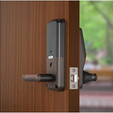 Lockly Secure Plus Venetian Bronze Smart Touchscreen Hack-proof Keypad Door Latch Lock with Biometric Fingerprint and Bluetooth