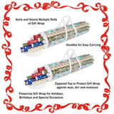 Elf Stor Wrapping Paper Gift Wrap Storage Bag for 31 in. Rolls (2-Pack)