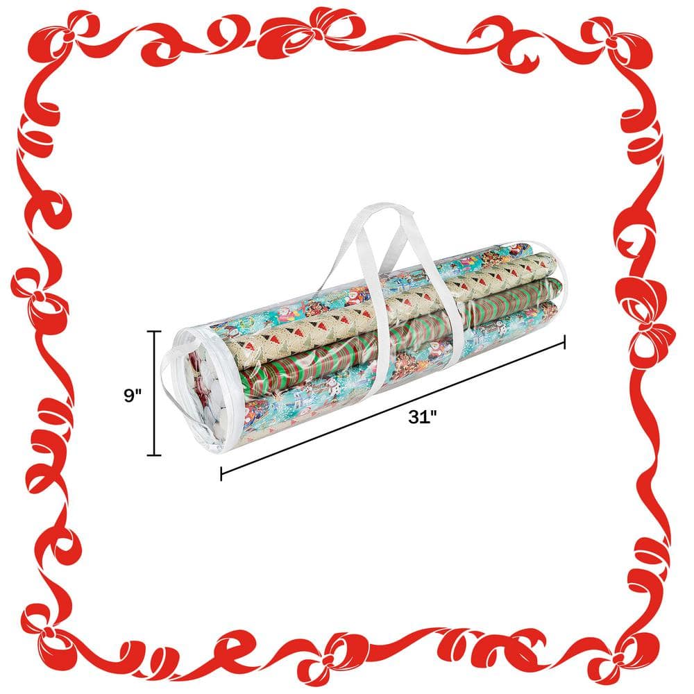 Elf Stor Wrapping Paper Gift Wrap Storage Bag for 31 in. Rolls (2-Pack)