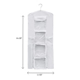 Elf Stor Deluxe Double Sided Hanging Gift Wrap and Bag Organizer Combo