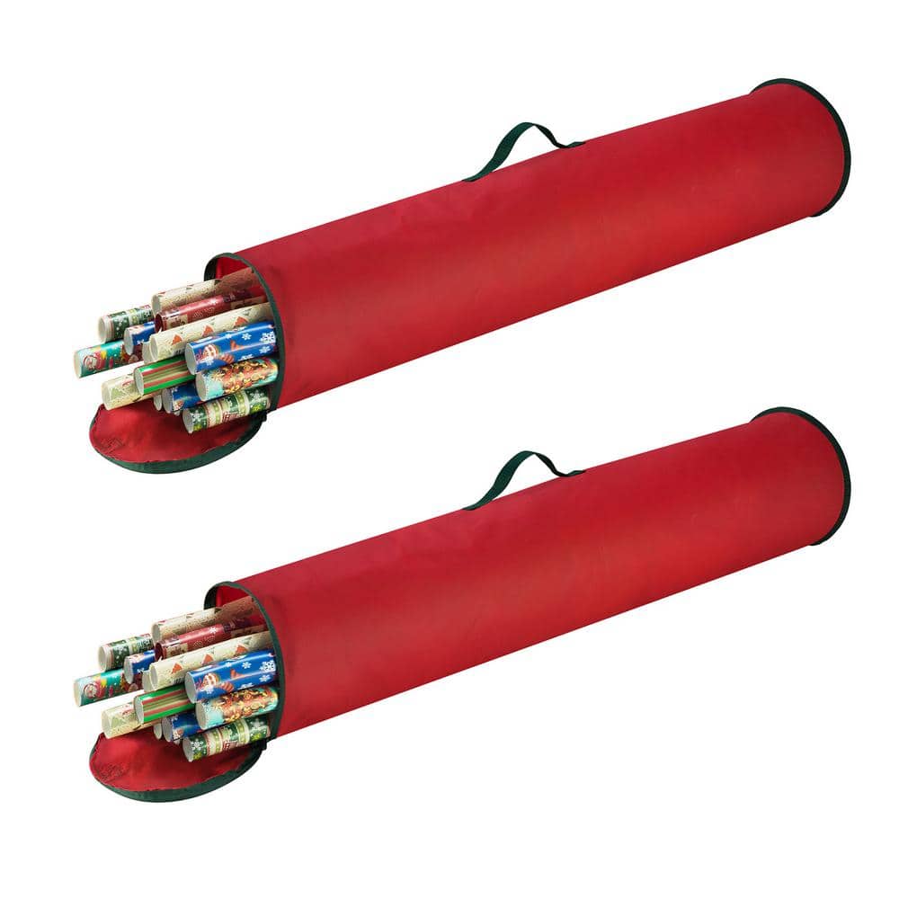 Elf Stor 40.5 in. Stand Up Wrapping Paper Storage Bag (2-Pack)