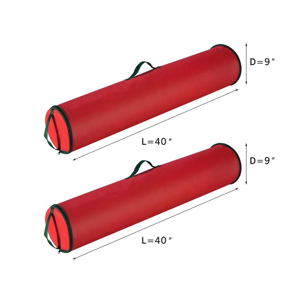 Elf Stor 40.5 in. Stand Up Wrapping Paper Storage Bag (2-Pack)