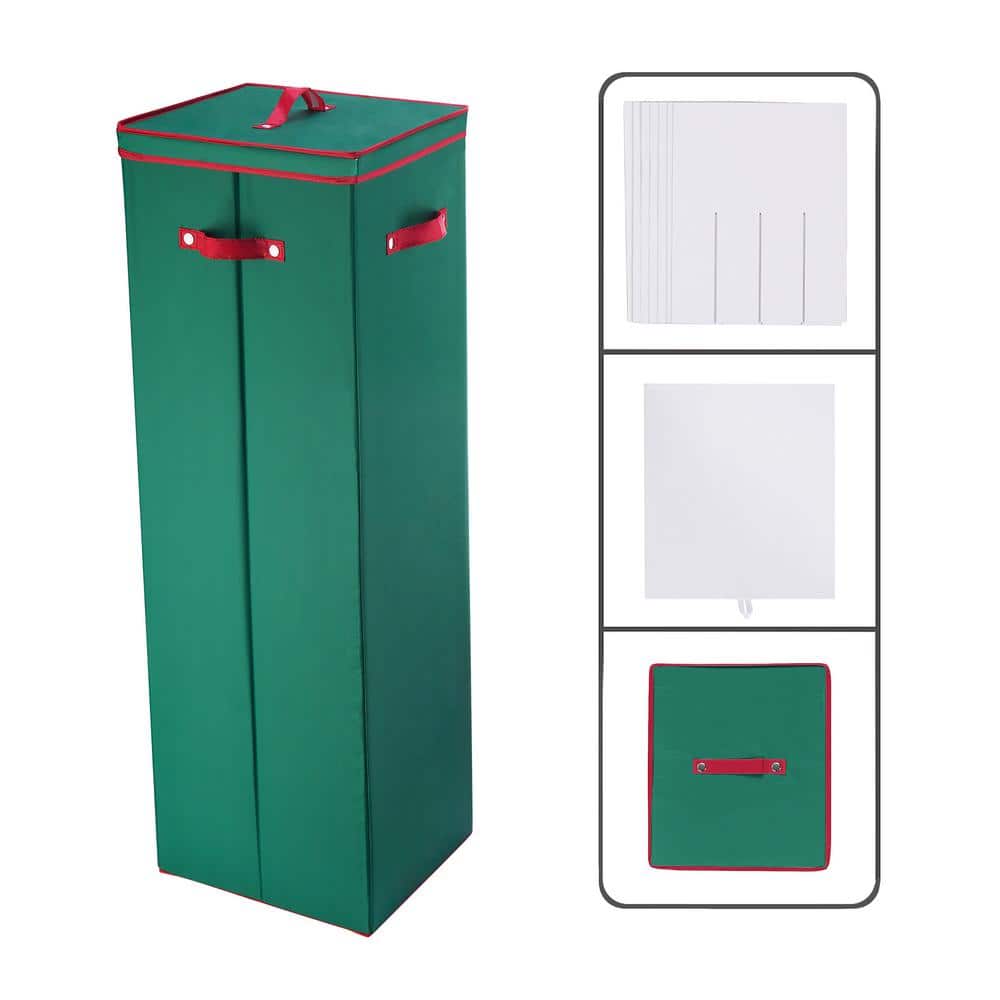 Elf Stor 40 in. Tall Wrapping Paper Storage Box
