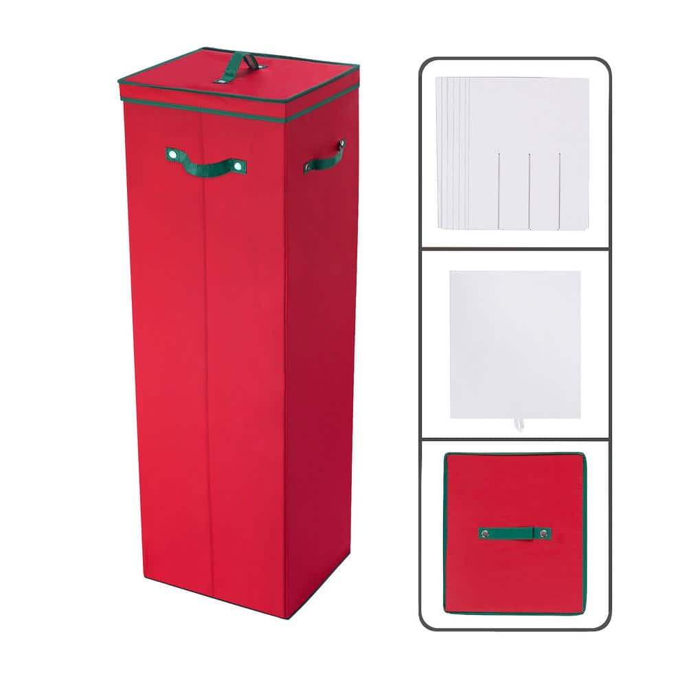 Elf Stor 40 in. Tall Wrapping Paper Storage Box