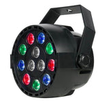 ELIMINATOR 14-Watt Integrated Led Dimmable Low Bay Black Mini Par RGBW 12 x 1-Watt LED