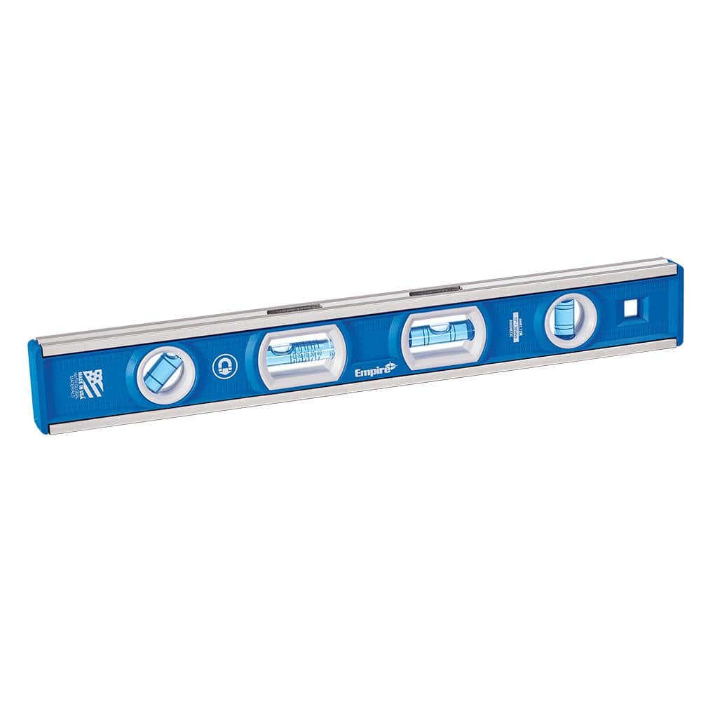 Milwaukee 24 in. Aluminum I‑Beam Level with 12 in. Compact Magnetic Box Level Set, 500.24P