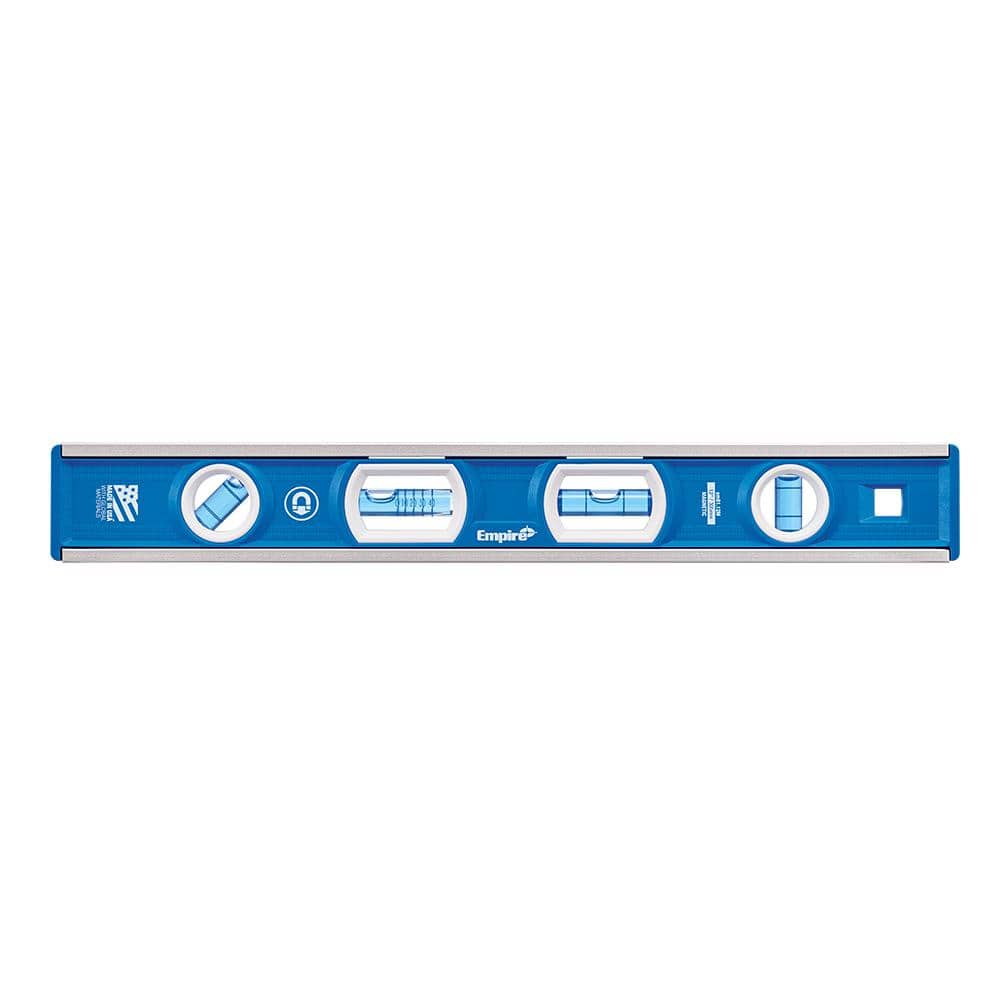 Milwaukee 24 in. Aluminum I‑Beam Level with 12 in. Compact Magnetic Box Level Set, 500.24P