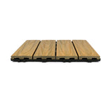 NewTechWood UltraShield Naturale 1 ft. x 1 ft. Quick Deck Outdoor Composite Deck Tile in English Oak (10 sq. ft. per box)