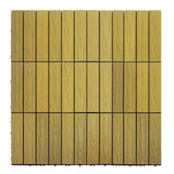 NewTechWood UltraShield Naturale 1 ft. x 1 ft. Quick Deck Outdoor Composite Deck Tile in English Oak (10 sq. ft. per box)