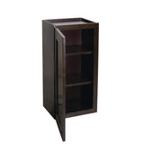 Design House Brookings Solid Wood Ready to Assemble Shaker 15 in. x 36 in. x 12 in. 1 Door Wall Kitchen Cabinet in Espresso