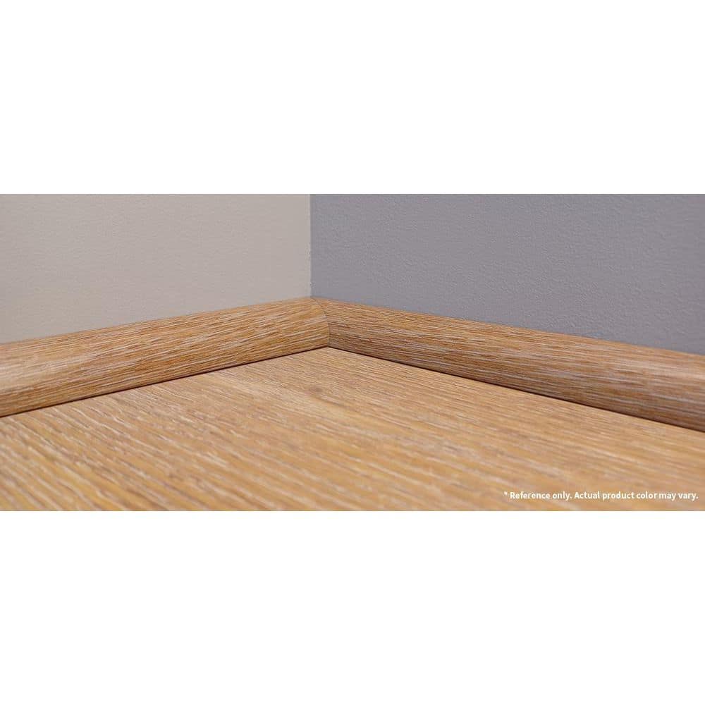 DuraDecor Classy Chic Espresso Lane 0.75 in. T x 0.75 in. W x 94 in. L Quarter Round Molding
