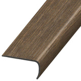 DuraDecor Classy Chic Espresso Lane 1 in. T x 2 in. W x 94 in. L Stair Nose Molding