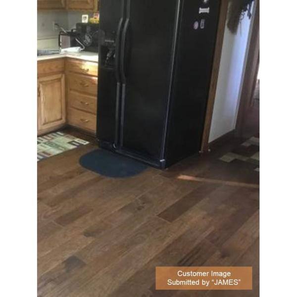 Shaw Western Espresso Hickory 3/8 In. T X 5 in. W Tongue and Groove Scraped Engineered Hardwood Flooring (23.66 sq.ft./case)