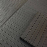 TimberTech Composite Legacy 1 in. x 6 in. x 1 ft. Grooved Espresso Composite Sample (Actual: 0.94 in. x 5.36 in. x 1 ft)