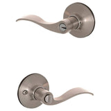 Millstreet Satin Nickel Keyed Entry Door Lever by Schlage