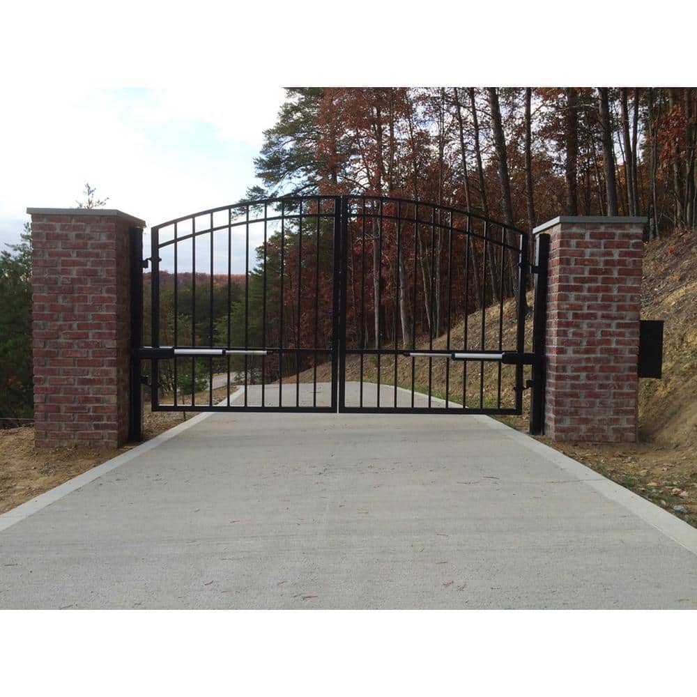 Estate Swing Dual Swing Automatic Gate Opener Kit with 10-Watt Solar Panel